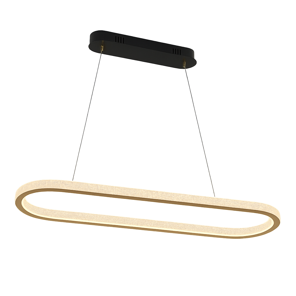 Candeeiro 90*330 CM Dourado