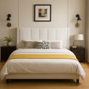 Cama Leather 1.8*2.0 Beige