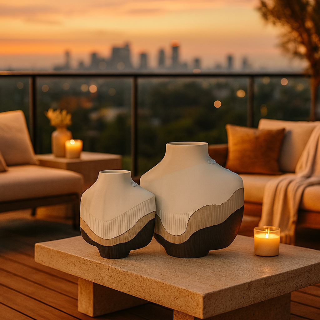 Vaso de flores - 2Pcs