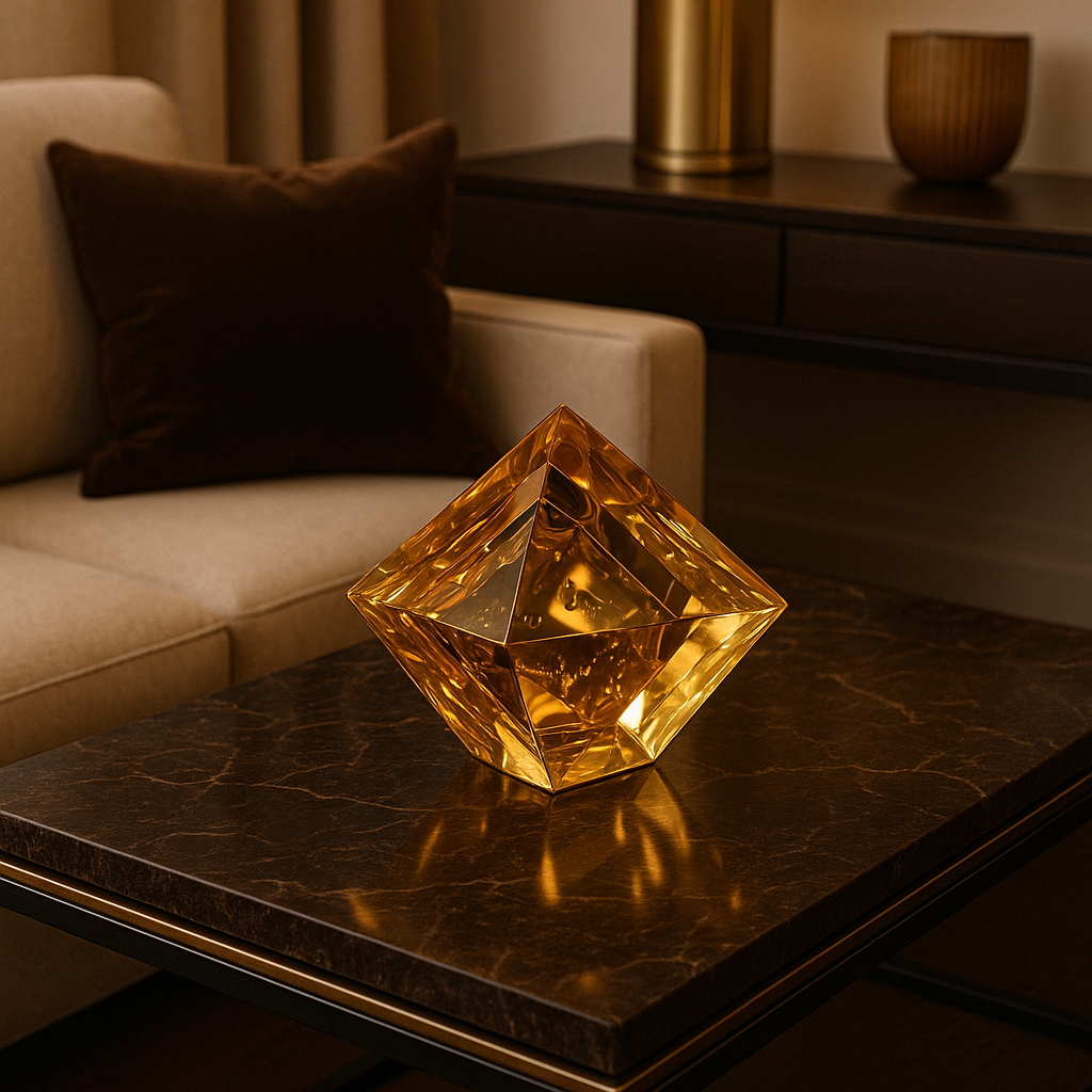 Peça Decorativa Vidro