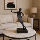 Peça Decorativa Mármore e Ferro