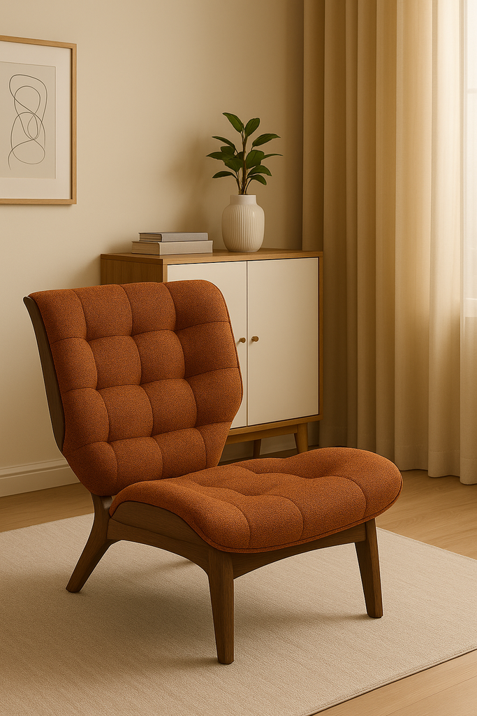 Cadeira sofa castanho