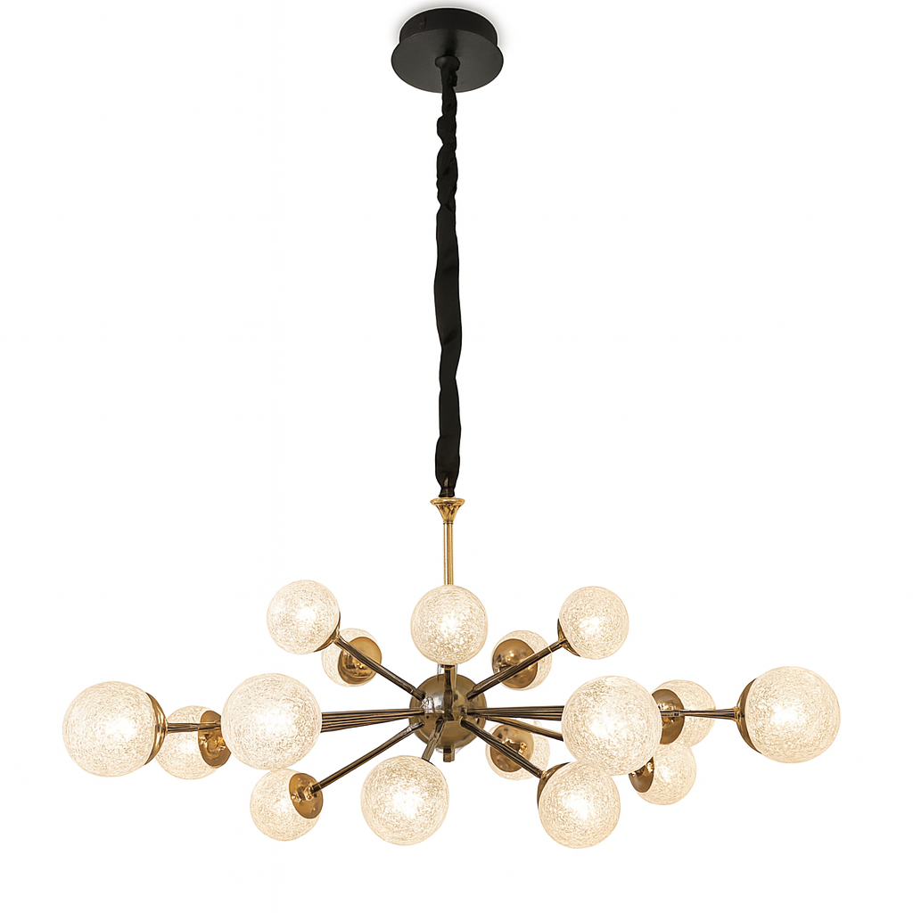 Candeeiro 20 Dourado e Preto