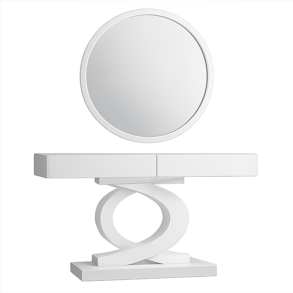 Aparador L1300 x L380 x A800 Branco glossy