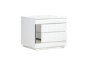 Mesa de Cabeceira L580 x L414 x A480 Branco glossy