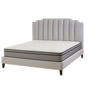 Cama Leather 1.8*2.0 Cinza