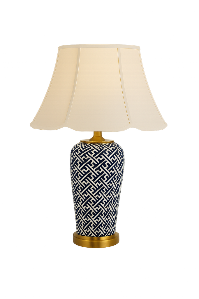 Candieero De Mesa Ceramica Azul 