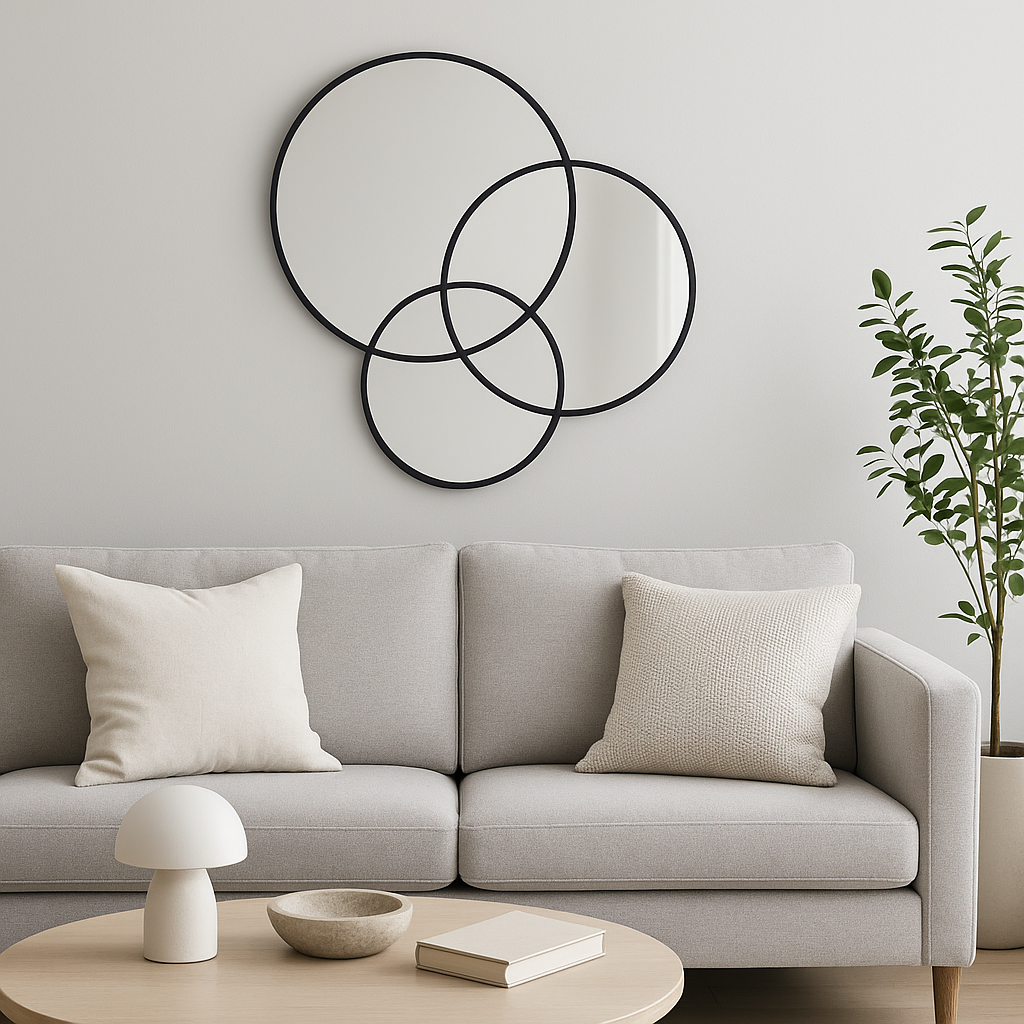 Espelho Triple redondo