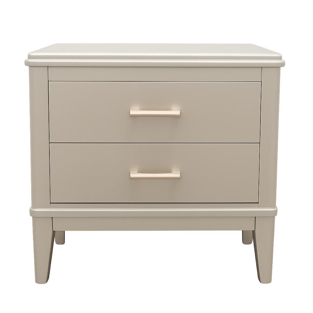 Mesa de cabeceira ouro claro