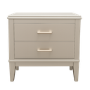 Mesa de cabeceira ouro claro