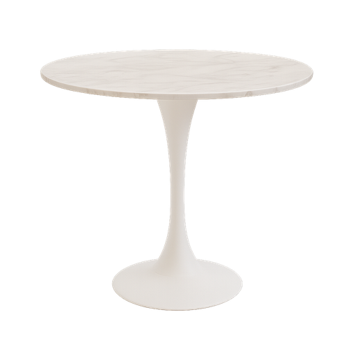 [8258] Mesa branca Mármore