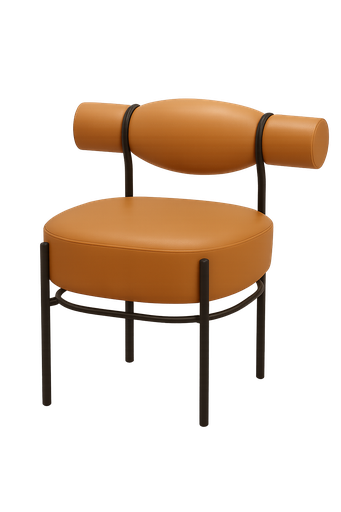 [sofachair#TG002] Poltrona - Cor Caramelo