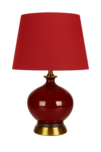 [AMJ-TD053] Candieero De Mesa Ceramica Vermelho