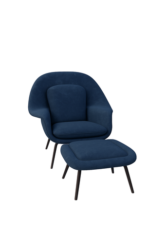 [Sofachair2088] Poltrona Azul Marinho 