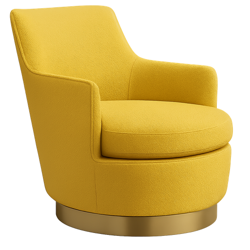 [Sofachair5088] Poltrona Amarela 