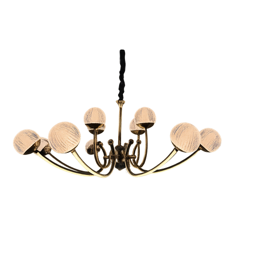 [9190] Candeeiro Dourado e Preto 