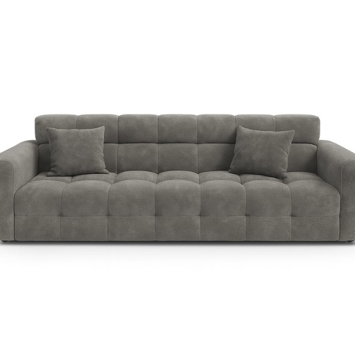 [905] Sofa Cinzento em Tecido 