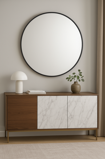 [LD7411-1] Espelho Decorativo Redondo